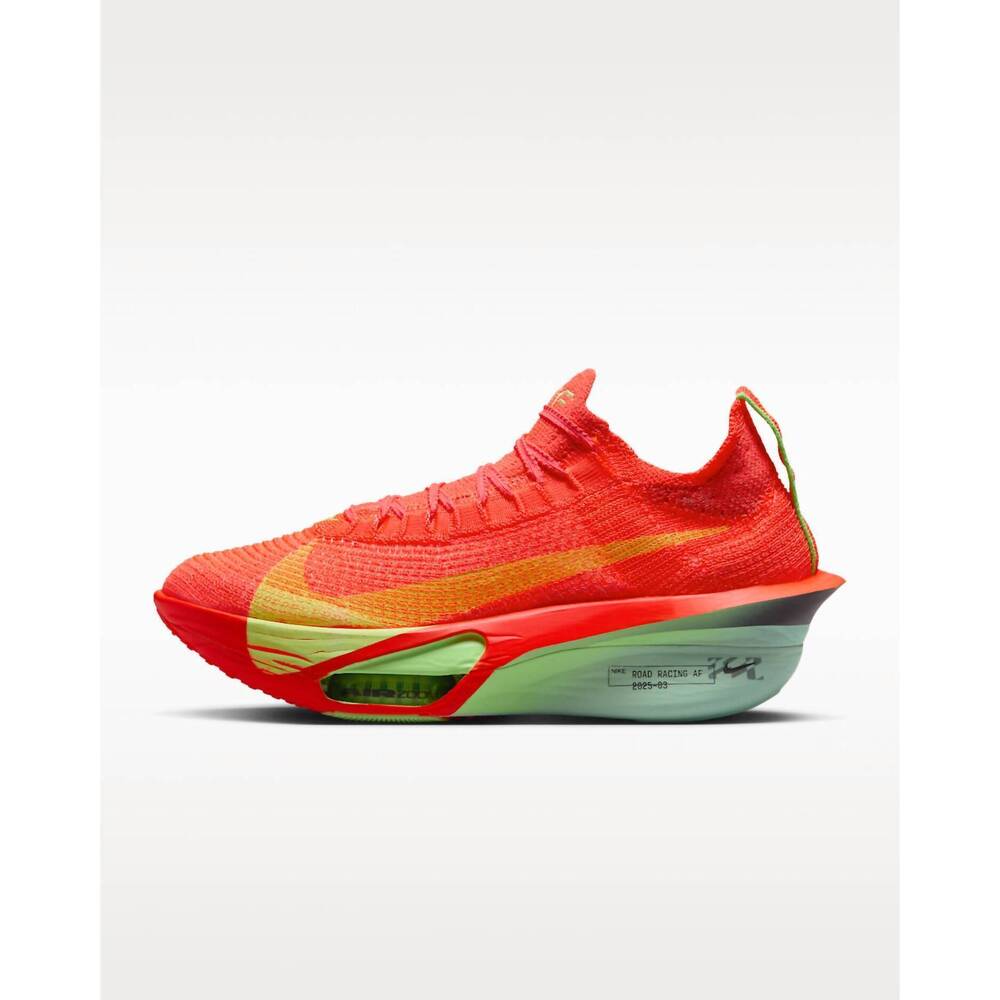 NEW NIKE women's alphafly 3 shoe in bright crimson/cave purple-lime blast